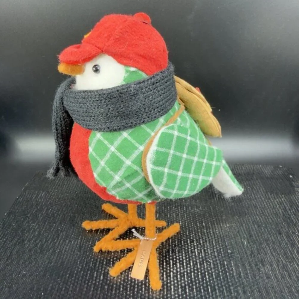 Wondershop Target Spritz‎ Fabric Bird Figurine Maus Green Plaid Backpack 2018
